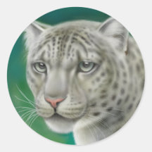 Snow Leopard Sticker