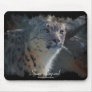 Snow Leopard Wild Cat Animal Lover Mousepad