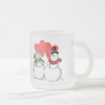 Snow Love Frosted Mug