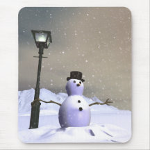 Snow Man Mousepad