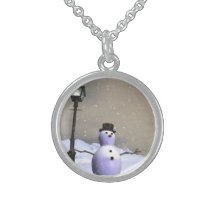 Snow Man Pendants