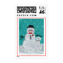 Snow Man & Snow Pup postage