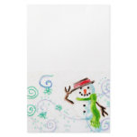 Snow Man Stationery