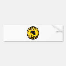 SNOW MOBILE SOLARS BUMPER STICKERS