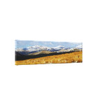 Snow On The Cheviot Hills, Northumberland Stretched Canvas Print
