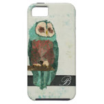 Snow Owl Monogram iPhone Case iPhone 5 Cover