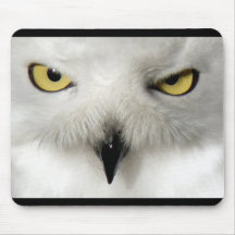 Snow Owl Mousepad
