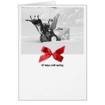 Snow Plow Christmas Greeting Cards