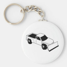 snow plow truck key chain