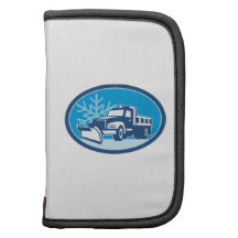Snow Plow Truck Retro Planner
