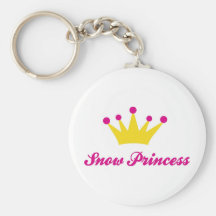 snow princess keychains