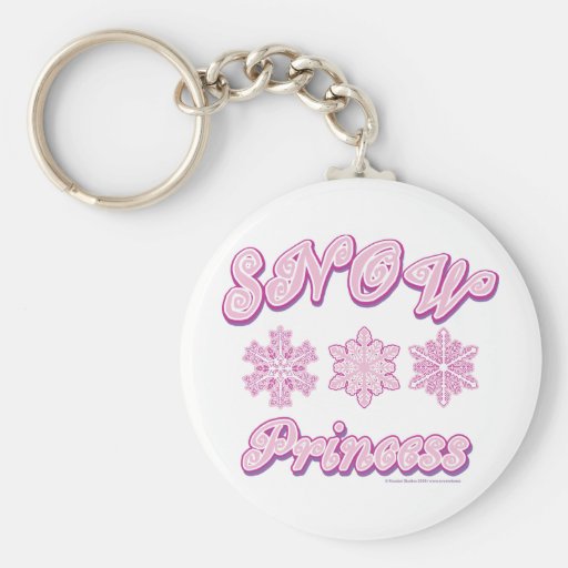 Snow-princess-on-Dark Key Chains