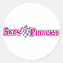 Snow-Princess-pink Sticker