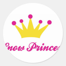 snow princess sticker