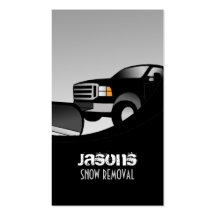 Snow Removal Business Cards