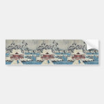 Snow scene in Inokashira pond by Andō,Hiroshige Bumper Stickers