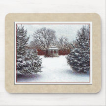 Snow Scene Mousepad