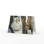 "Snow Shoe Hare" Card