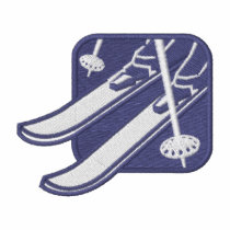 SNOW SKI 4 EMBROIDERED SHIRT