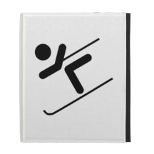 Snow Skier iPad Cases