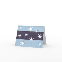 Snow Storm Christmas Card