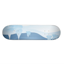 Snow Tipped Trees Skate Board Decks