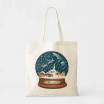Snow Village Holiday Bags