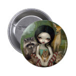 "Snow White and Her Animal Friends" Button