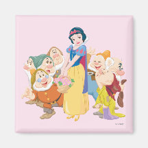 Snow White and the Seven Dwarfs 3 Magnets