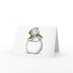 Snow Woman Card