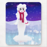 Snow woman Mouse Pad