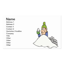 Snowball Fight Business Card