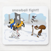 snowball mousepad マウスパッド