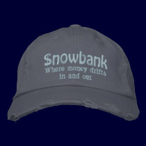 Snowbank embroidered hats