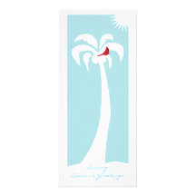 Snowbird Tropical Seasons Greetings Custom Announcements
