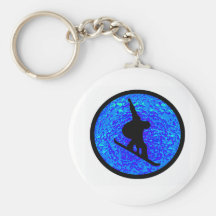 Snowboard Bluesy Stylers Keychains