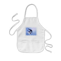 Snowboard Children's Apron
