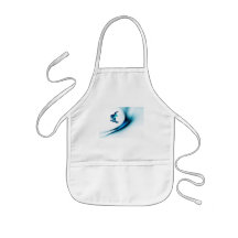 Snowboard Design Children's Smock Apron