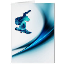 Snowboard Design Greeting Card