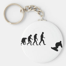 snowboard evolution key chain