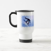 Snowboard Frosted Plastic Mug
