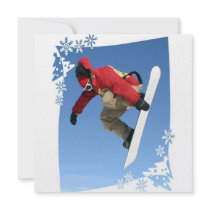 Snowboard Grab Invitation