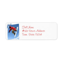 Snowboard Grab Mailing Label