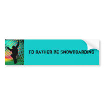 Snowboard in Cosmic Snowstorm
