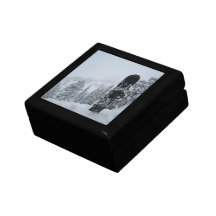 Snowboard In Snow Gift Boxes
