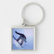 Snowboard Keychain