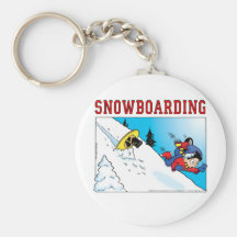 Snowboard Keychains