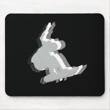 Snowboard Logo Design Mouse Pad