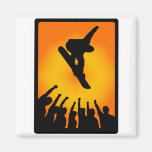 Snowboard New Times Magnet