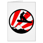 snowboard : red rays card
